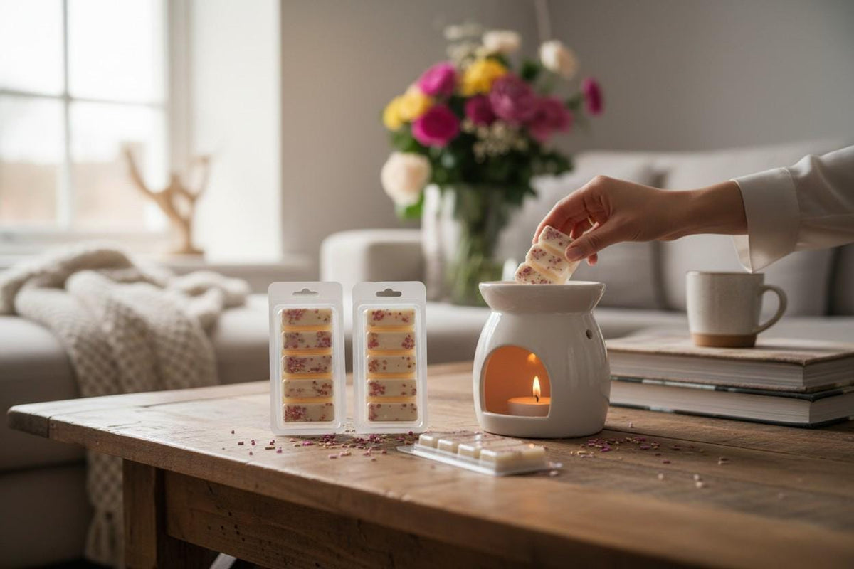Limited Edition, FREESIA Highly Scented 5bar Hand-Poured Wax Melts x 10.