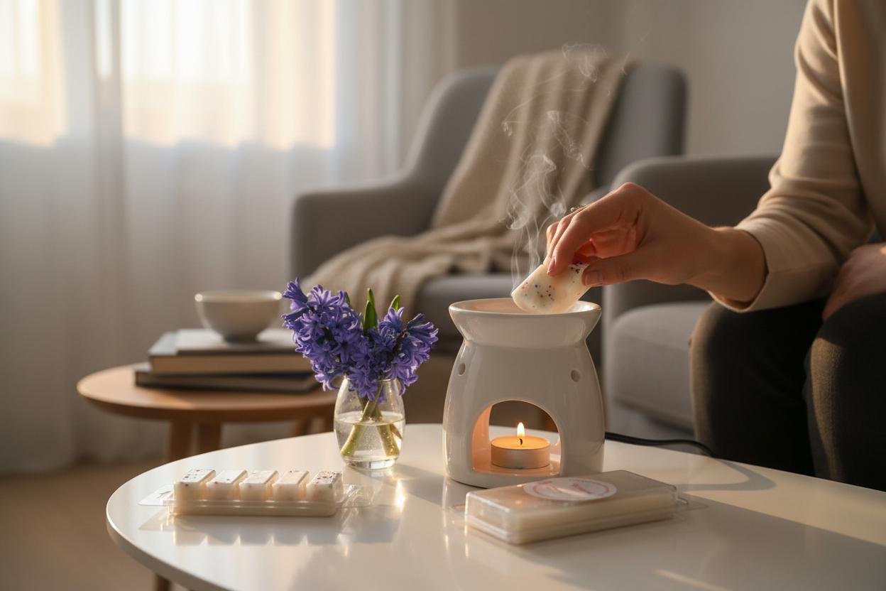 Hyacinth Soy Wax Melts | Floral Scented Snap Bar, Vegan Home Fragrance