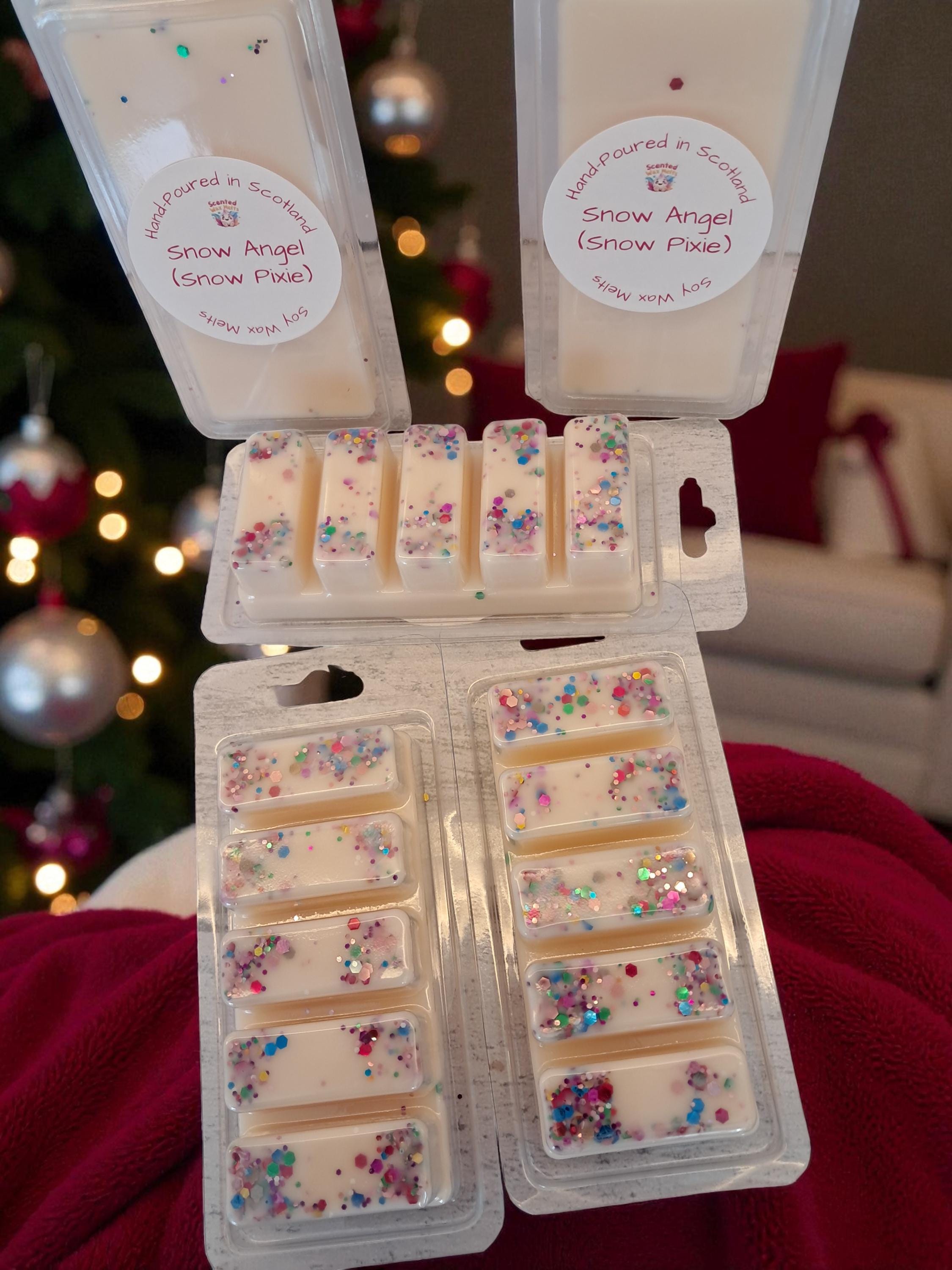 Snow Angel Soy Wax Melt Snap Bar, Hand-Poured