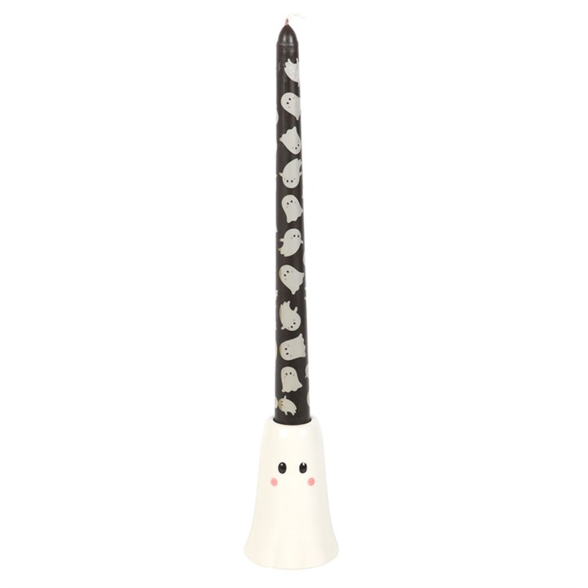 Sweet Ghost Candle Holder with Taper Candle