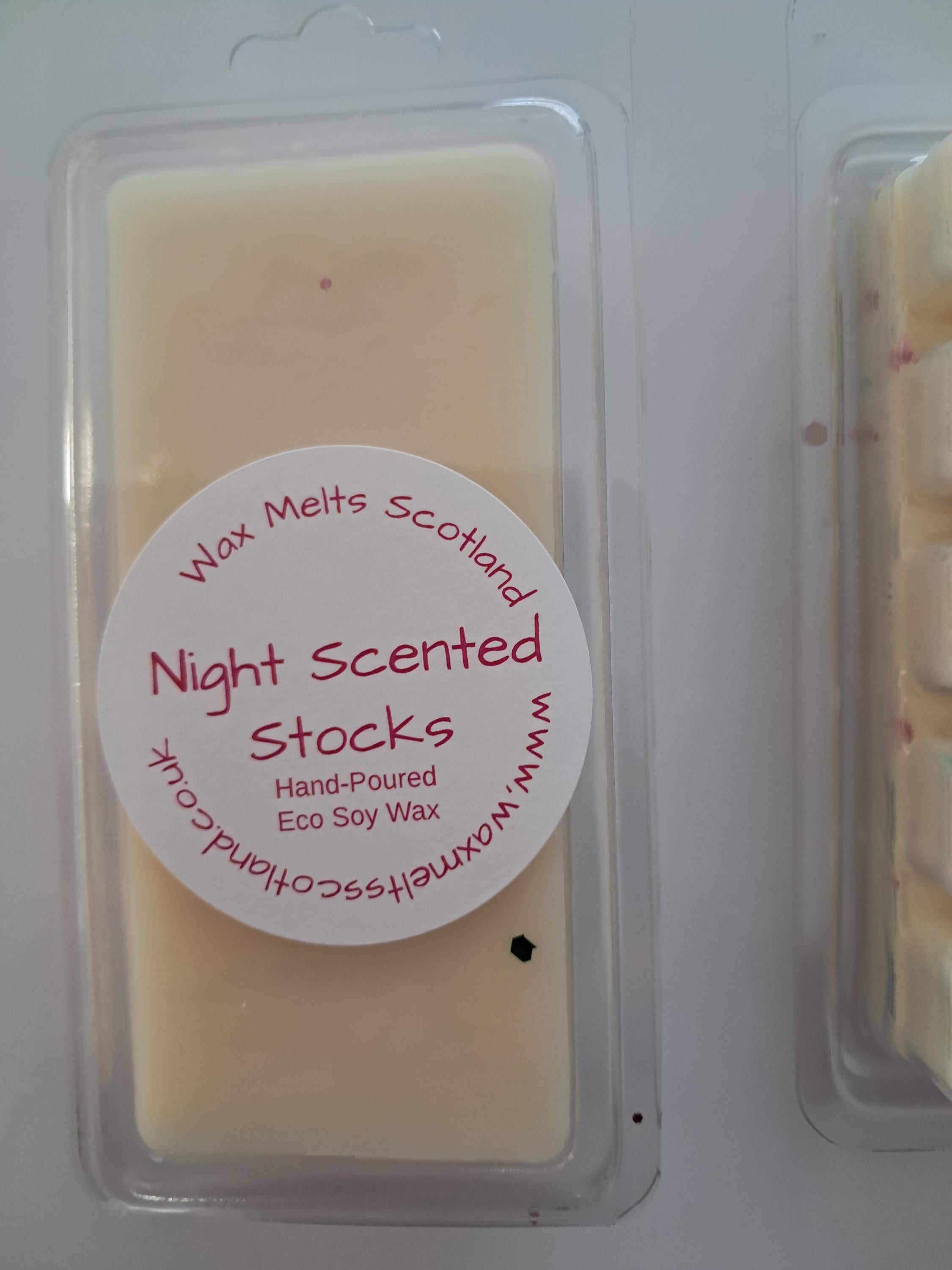 Night Scented Stock Soy Wax Melts | Vegan Friendly Snap Bar