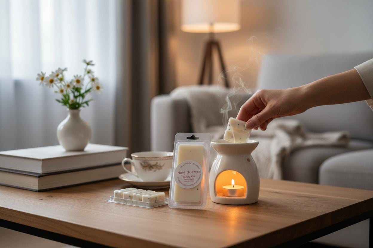 Night Scented Stock Soy Wax Melts | Vegan Friendly Snap Bar