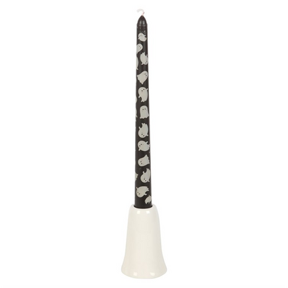 Sweet Ghost Candle Holder with Taper Candle