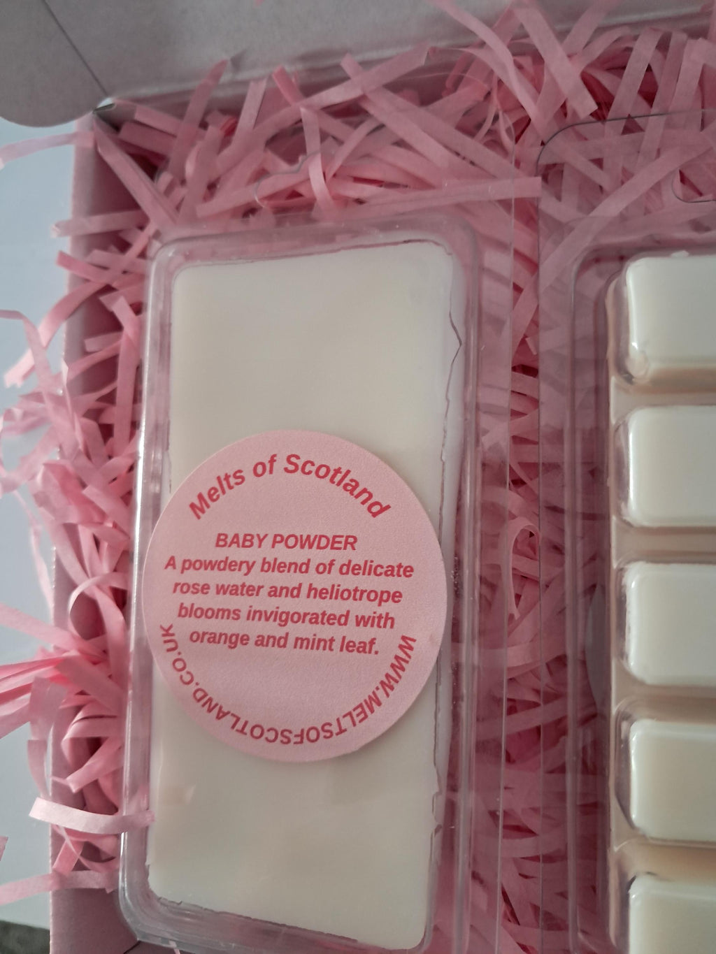 3 Baby Powder Highly Scented Eco Soy Wax Melts, Boxed
