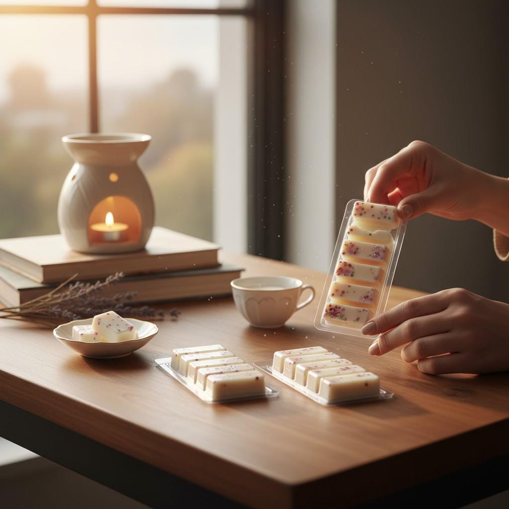 Baby Powder Scented Soy Wax Melts: Strong Home Fragrance