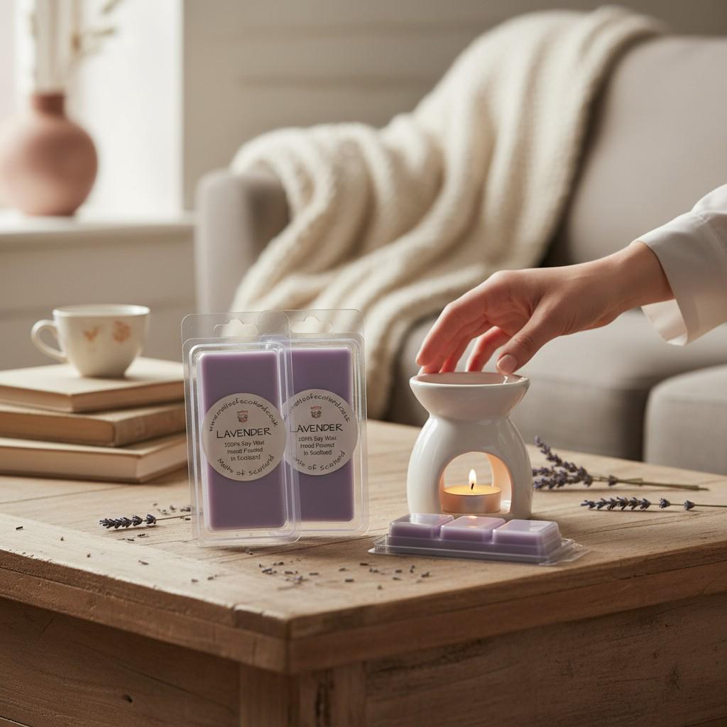 LAVENDER Highly Scented Wax Melts, Eco Soy, Hand-Poured