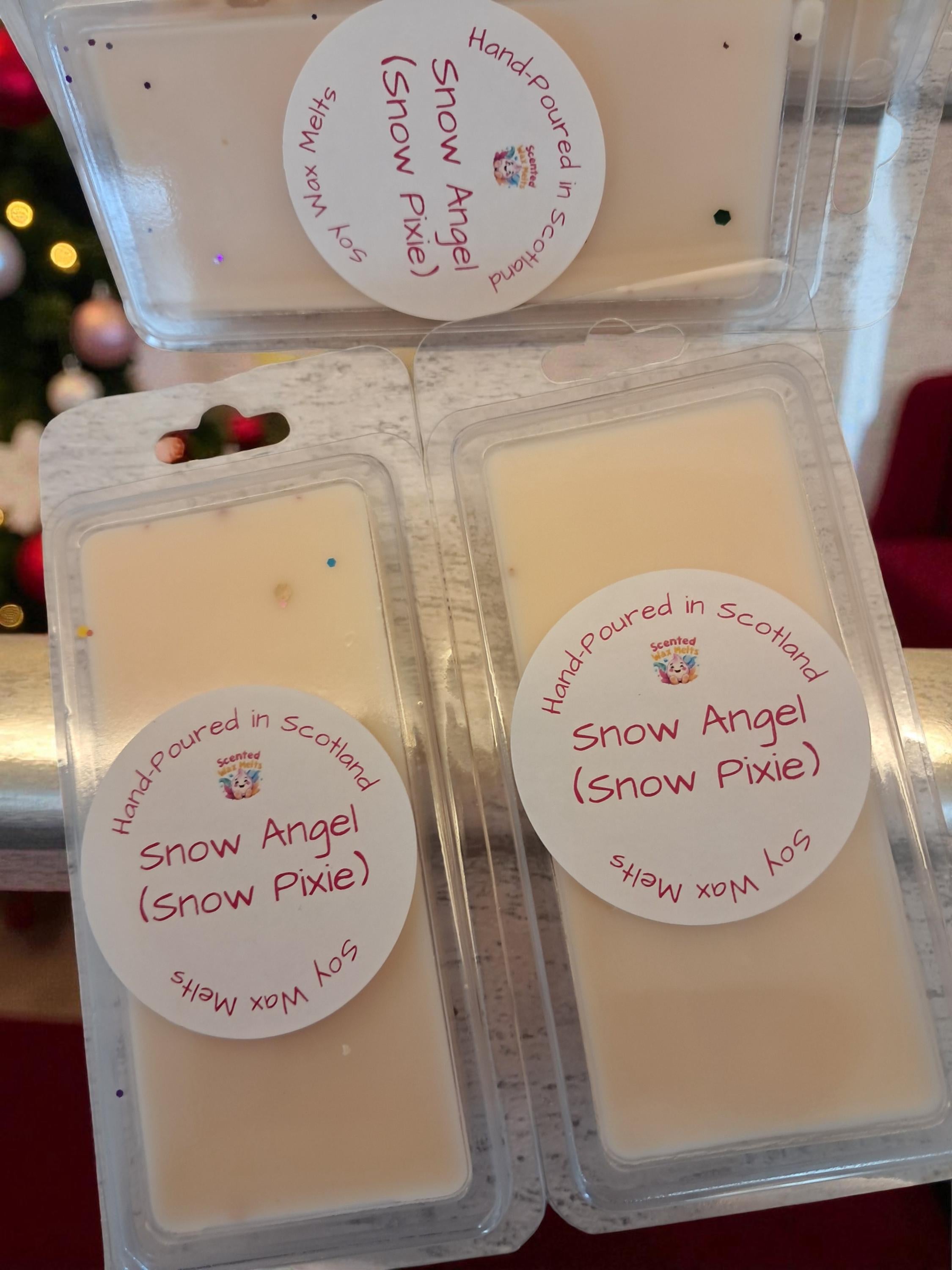 Snow Angel Soy Wax Melt Snap Bar, Hand-Poured