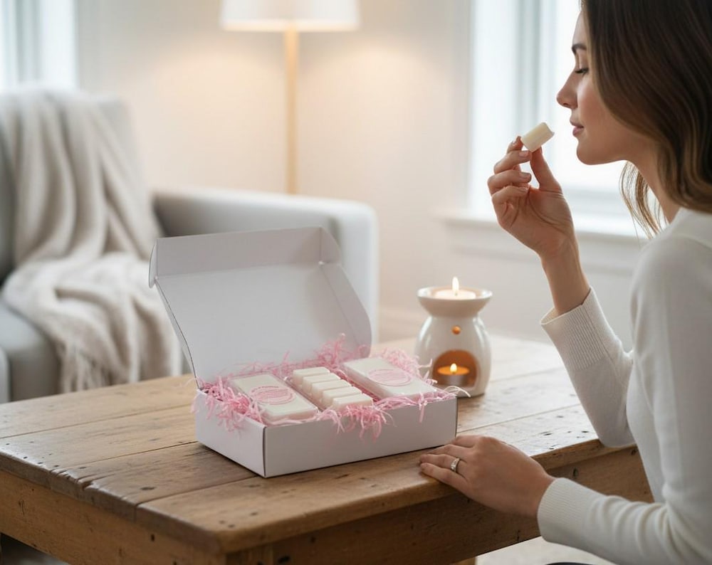 3 Baby Powder Highly Scented Eco Soy Wax Melts, Boxed