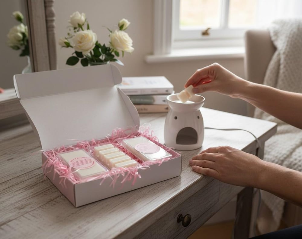 3 Assorted Highly Scented Eco Soy Wax Melts, Boxed