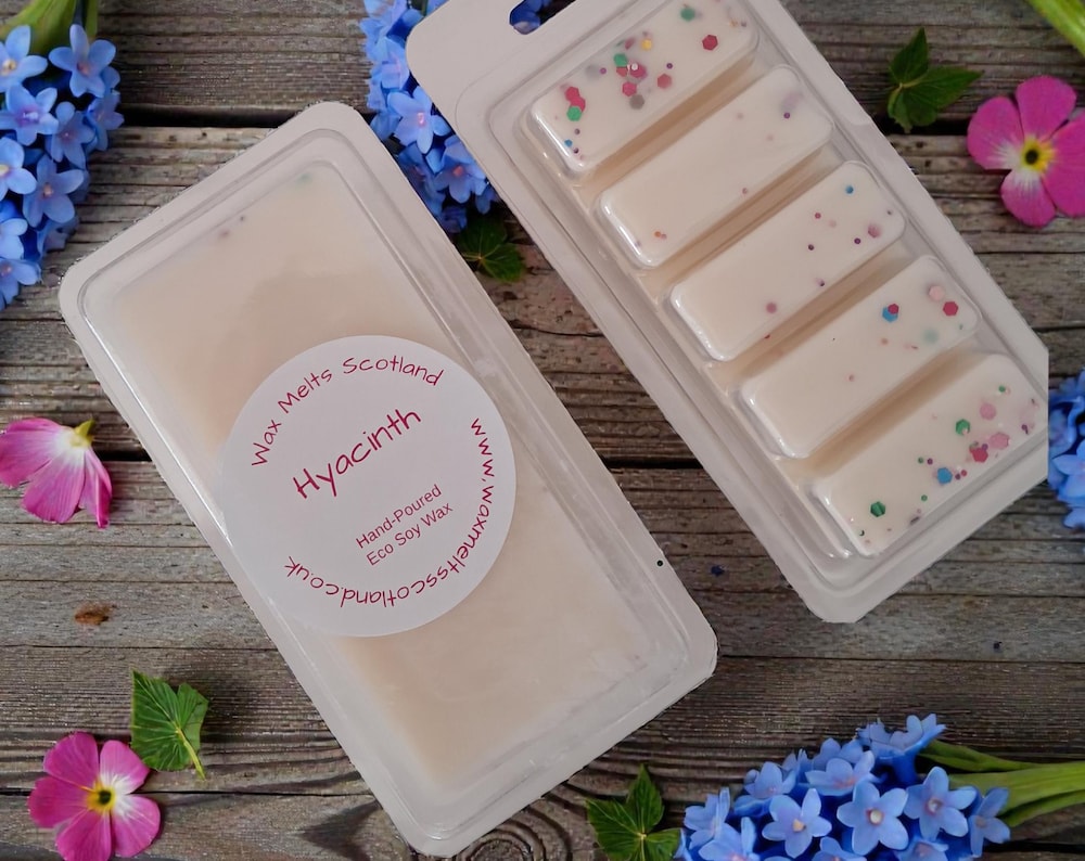 Hyacinth Soy Wax Melts | Floral Scented Snap Bar