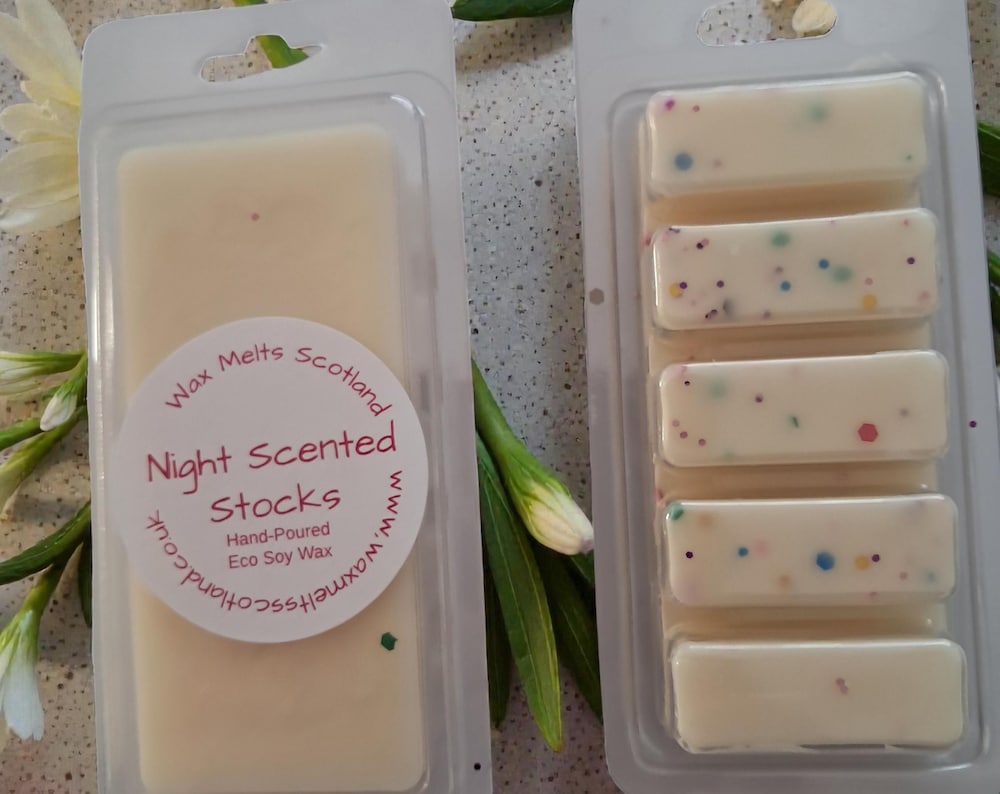 Night Scented Stock Soy Wax Melts | Vegan Friendly Snap Bar