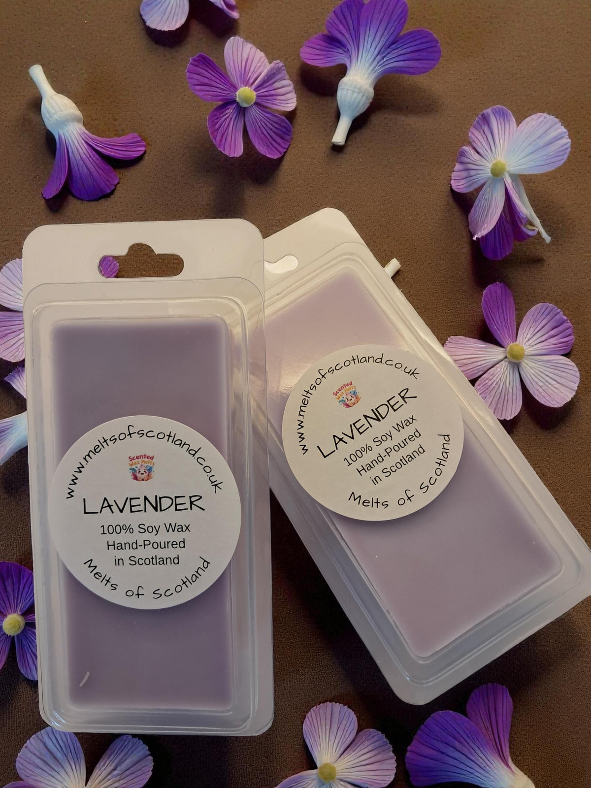 LAVENDER Highly Scented Wax Melts, Eco Soy, Hand-Poured