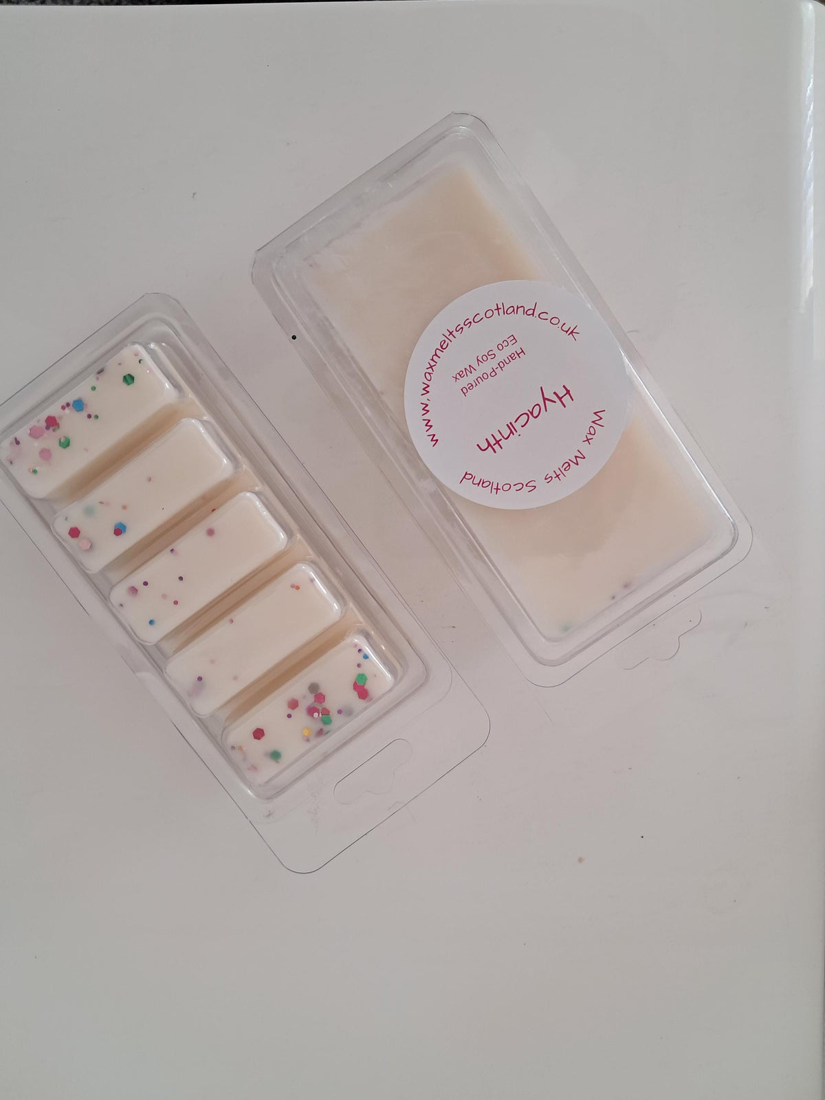 Hyacinth Soy Wax Melts | Floral Scented 5 Bar, Vegan Home Fragrance