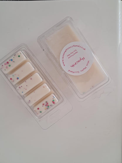 Hyacinth Soy Wax Melts | Floral Scented 5 Bar, Vegan Home Fragrance