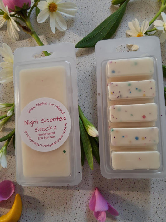 Night Scented Stock Soy Wax Melts | Vegan Friendly Snap Bar